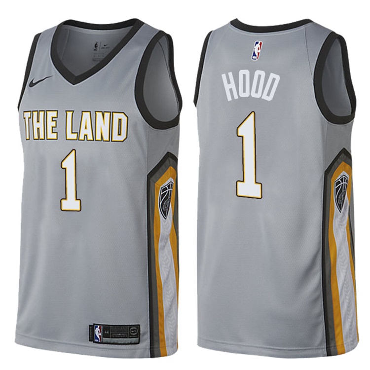 2017-18 Season Rodney Hood Cleveland Cavaliers #1 City Edition Gray Swingman Jersey