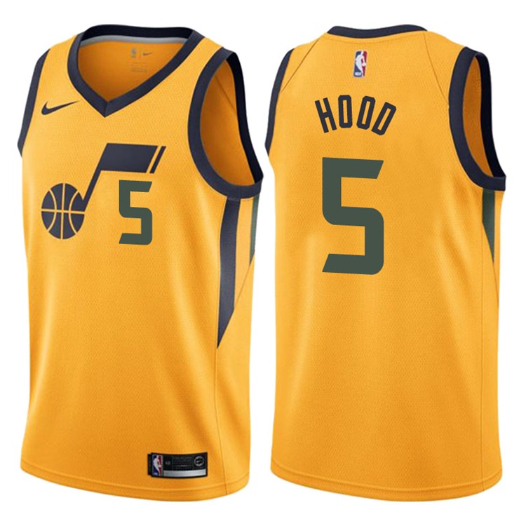 2017-18 Season Rodney Hood Utah Jazz #5 Statement Gold Swingman Jersey