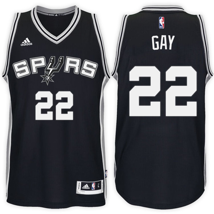 Rudy Gay San Antonio Spurs #22 Road Black New Swingman Jersey Rudy Gay San Antonio Spurs #22 Road Black New Swingman Jersey
