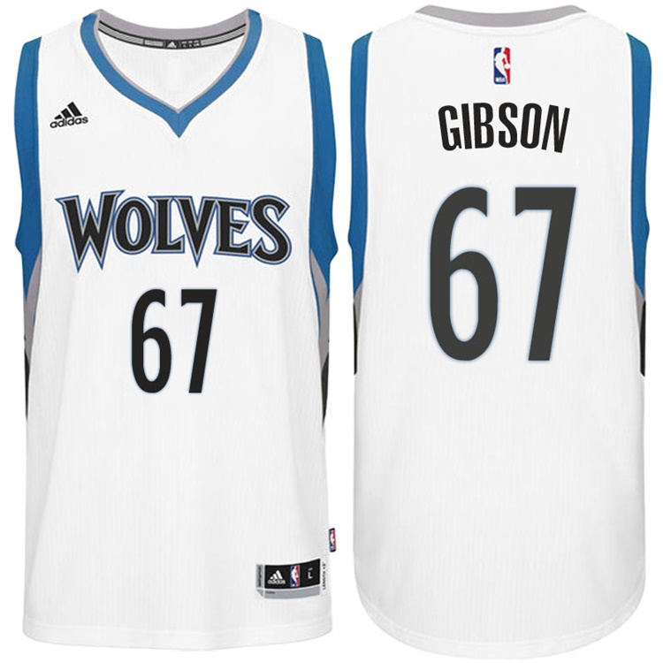 Taj Gibson Minnesota Timberwolves #67 Home White New Swingman Jersey