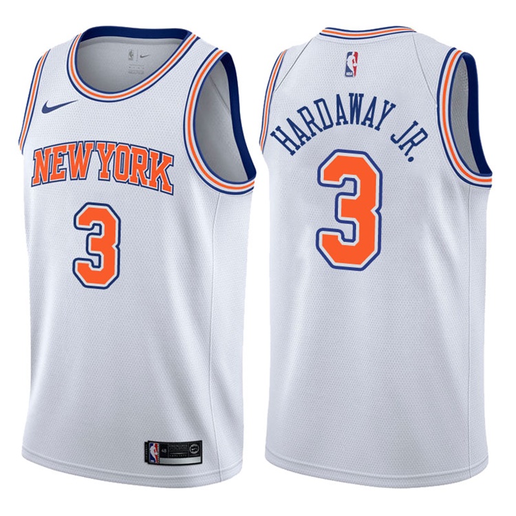 2017-18 Season Tim Hardaway Jr. New York Knicks #3 Statement White Swingman Jersey 2017-18 Season Tim Hardaway Jr. New York Knicks #3 Statement White Swingman Jersey