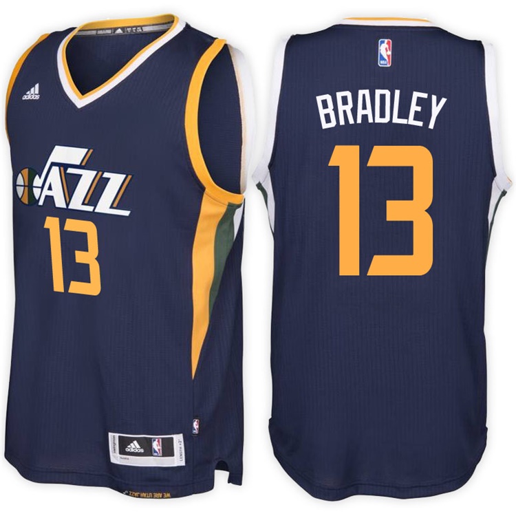 Tony Bradley Utah Jazz #13 Road Navy New Swingman Jersey