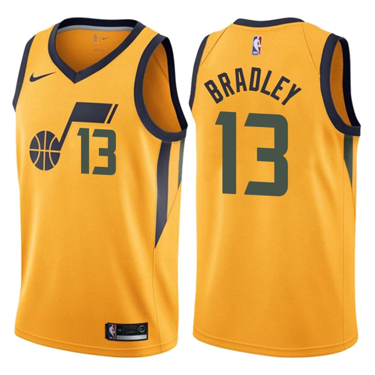 2017-18 Season Tony Bradley Utah Jazz #13 Statement Gold Swingman Jersey 2017-18 Season Tony Bradley Utah Jazz #13 Statement Gold Swingman Jersey