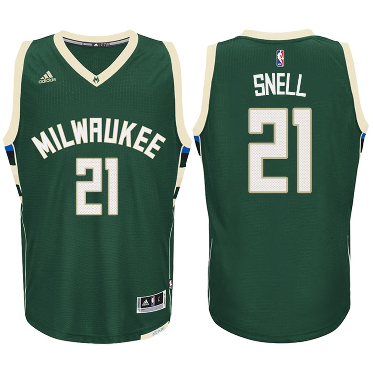 Tony Snell Milwaukee Bucks #21 Road Green New Swingman Jersey Tony Snell Milwaukee Bucks #21 Road Green New Swingman Jersey