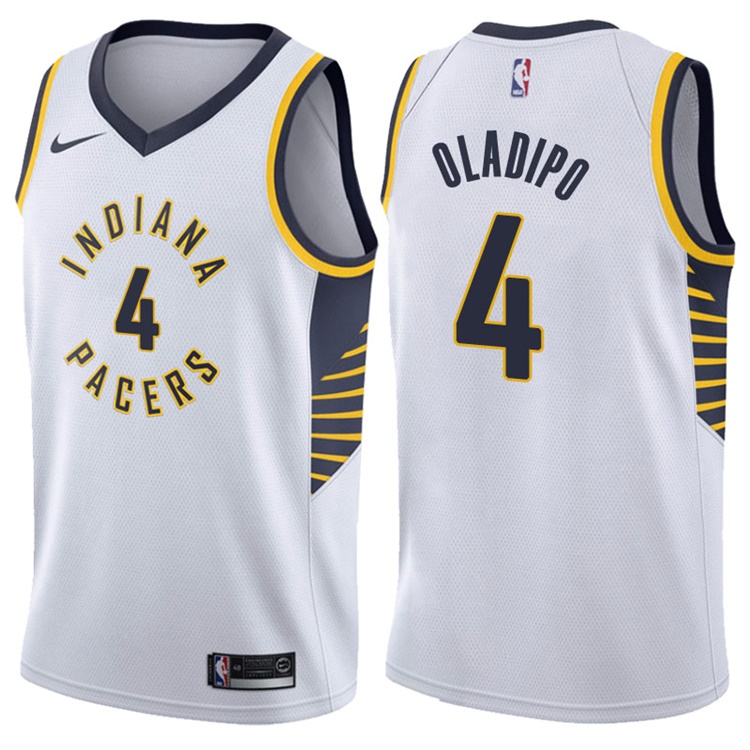 2017-18 Season Victor Oladipo Indiana Pacers #4 Association White Swingman Jersey