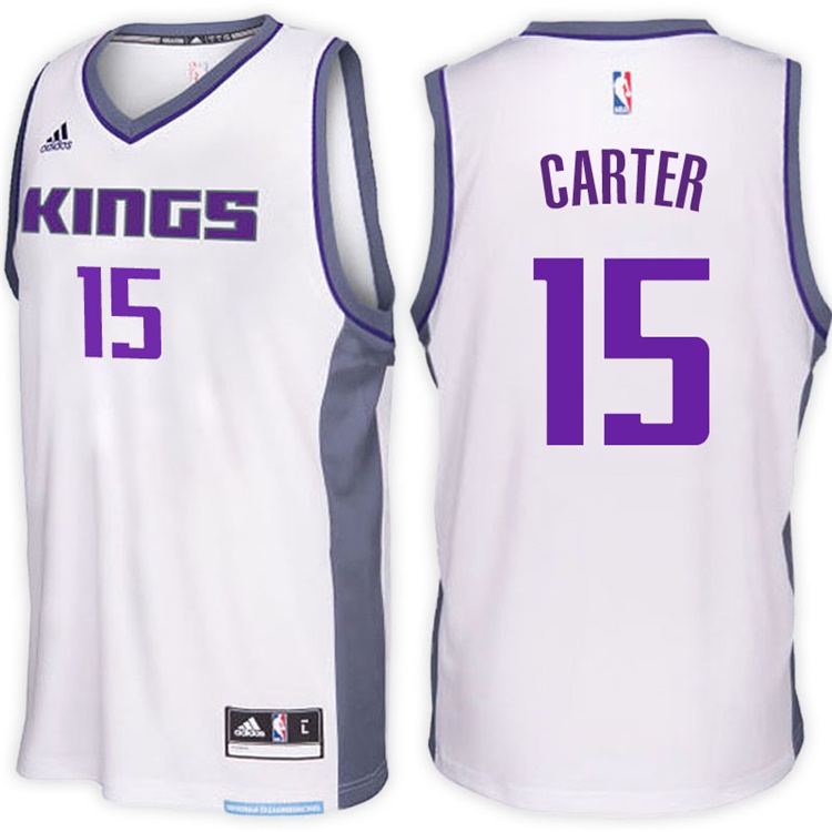 Vince Carter Sacramento Kings #15 Home White New Swingman Jersey Vince Carter Sacramento Kings #15 Home White New Swingman Jersey