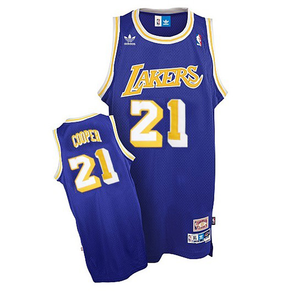 Michael Cooper Los Angeles Lakers #21 Soul Swingman Purple Jersey