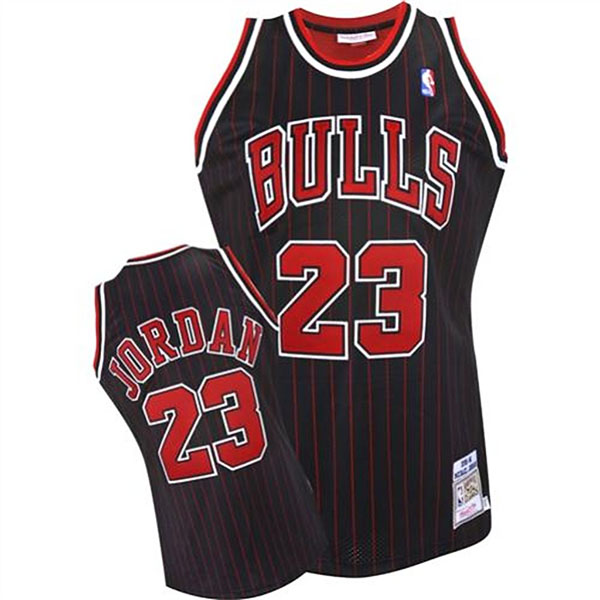 Michael Jordan Chicago Bulls #23 1995-1996 Black Jersey