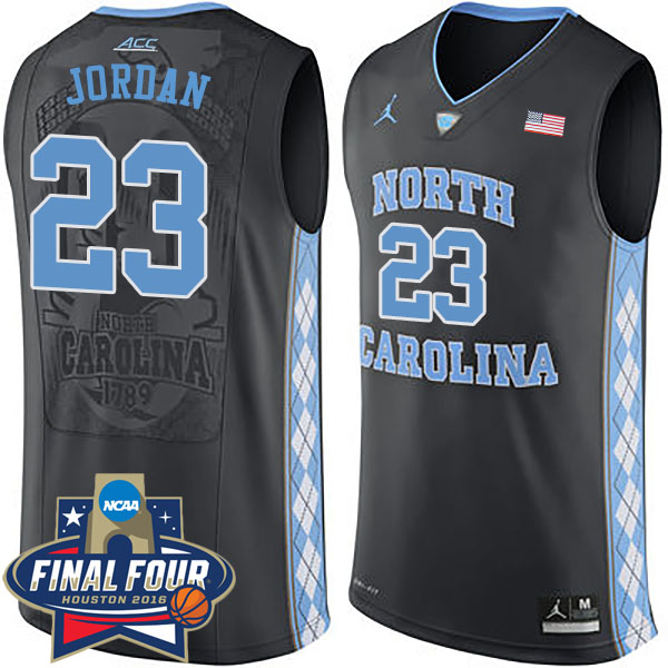 Michael Jordan 2016 NCAA North Carolina Tar Heels #23 Black Basketball Jersey Michael Jordan 2016 NCAA North Carolina Tar Heels #23 Black Basketball Jersey