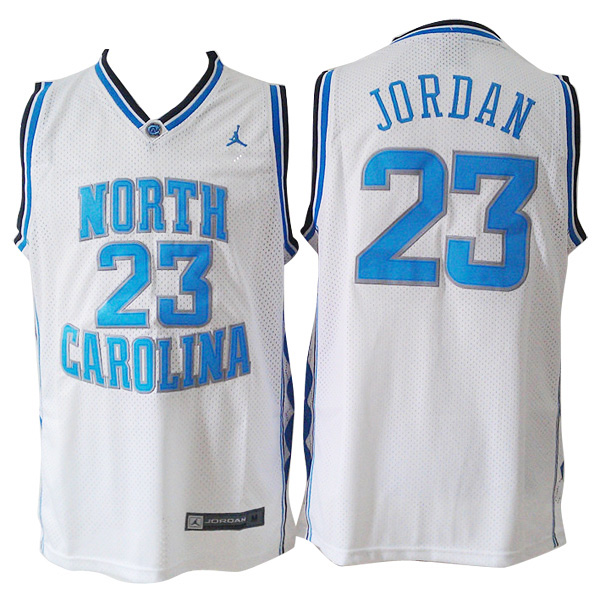 Michael Jordan North Carolina #23 White Jersey Michael Jordan North Carolina #23 White Jersey