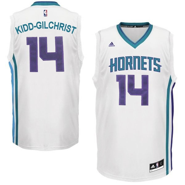 Michael Kidd-Gilchrist Charlotte Hornets #14 2014-15 New Swingman Swingman Home White Jersey