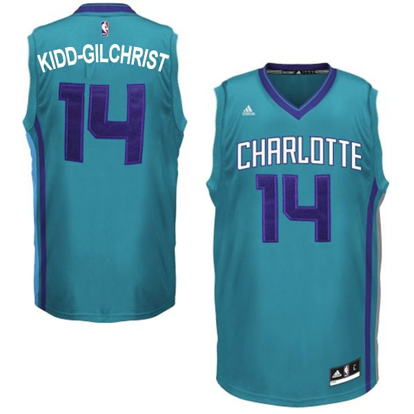 Michael Kidd-Gilchrist Charlotte Hornets #14 2014-15 New Swingman Swingman Alternate Teal Jersey
