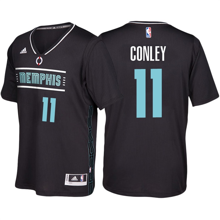 Mike Conley Memphis Grizzlies #11 Black MLK50 Pride Sleeved Swingman Jersey