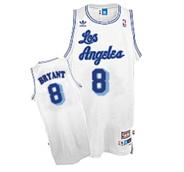 Kobe Bryant Los Angeles Lakers #8 Soul Swingman Home White Jersey Kobe Bryant Los Angeles Lakers #8 Soul Swingman Home White Jersey