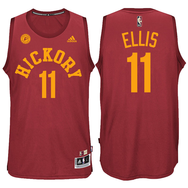 Monta Ellis Indiana Pacers #11 Red Hickory Hardwood Classics Swingman Performance Jersey