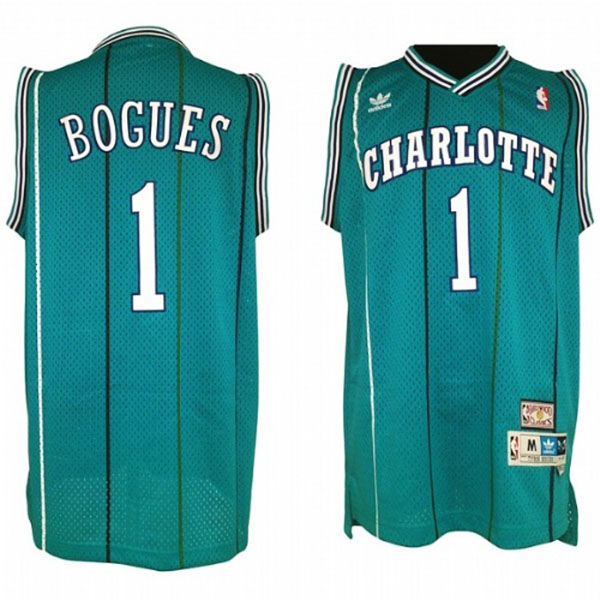 Muggsy Bogues Charlotte Hornets #1 Hardwood Classics Jersey