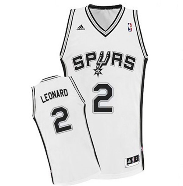 Kawhi Leonard San Antonio Spurs #2 Revolution 30 Swingman Home White Jersey Kawhi Leonard San Antonio Spurs #2 Revolution 30 Swingman Home White Jersey