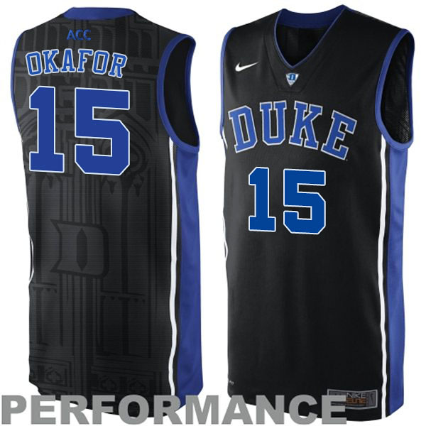Jahlil Okafor NCAA Duke Blue Devils #15 Black Jersey Jahlil Okafor NCAA Duke Blue Devils #15 Black Jersey
