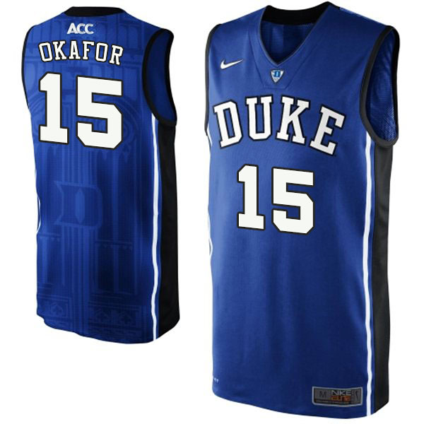 Jahlil Okafor NCAA Duke Blue Devils #15 Blue Jersey Jahlil Okafor NCAA Duke Blue Devils #15 Blue Jersey