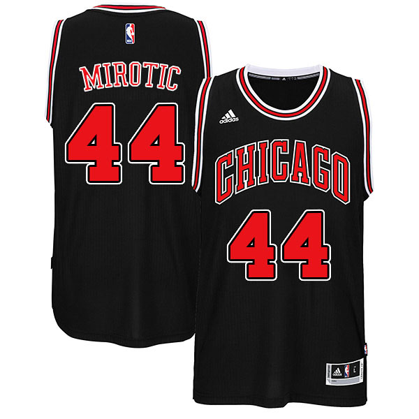 Nikola Mirotic Chicago Bulls #44 2014-15 New Swingman Road Black Jersey Nikola Mirotic Chicago Bulls #44 2014-15 New Swingman Road Black Jersey