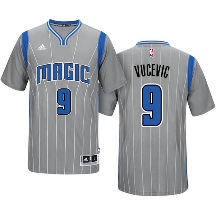 Nikola Vucevic Orlando Magic #9 Gray Pride Short Sleeved Swingman Jersey