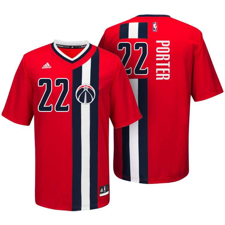 Otto Porter Washington Wizards #22 Red Throwback Pride Sleeved Swingman Jersey Otto Porter Washington Wizards #22 Red Throwback Pride Sleeved Swingman Jersey