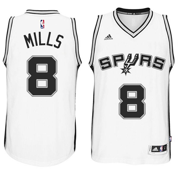 Patty Mills San Antonio Spurs #8 2014-15 New Swingman Home White Jersey Patty Mills San Antonio Spurs #8 2014-15 New Swingman Home White Jersey