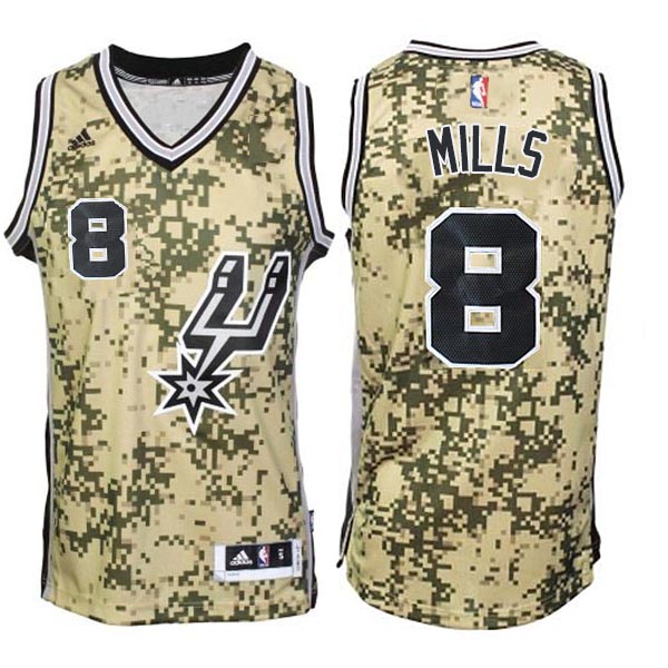 Patty Mills NBA San Antonio Spurs #8 Swingman Camo Jersey Patty Mills NBA San Antonio Spurs #8 Swingman Camo Jersey