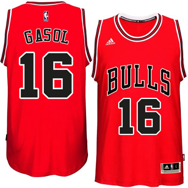 Pau Gasol Chicago Bulls #16 2014-15 New Swingman Road Red Jersey Pau Gasol Chicago Bulls #16 2014-15 New Swingman Road Red Jersey