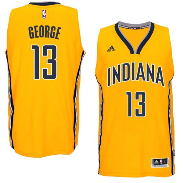 Paul George Indiana Pacers #13 2014-15 New Swingman Alternate Gold Jersey