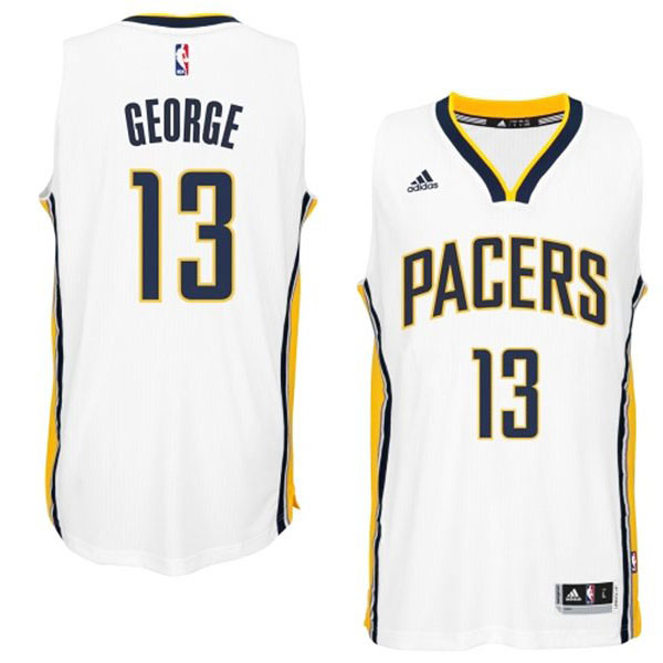 Paul George Indiana Pacers #13 2014-15 New Swingman Home White Jersey Paul George Indiana Pacers #13 2014-15 New Swingman Home White Jersey