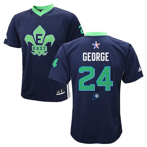 Paul George 2014 NBA All-Star East #24 Green Jersey