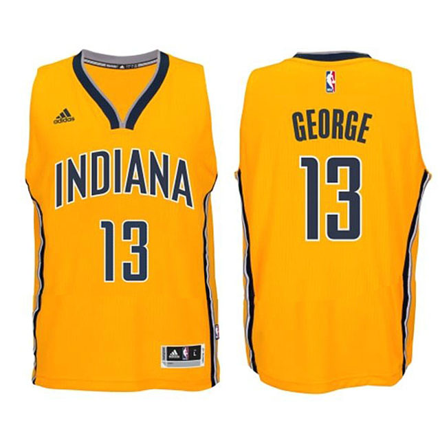 Youth Paul George Indiana Pacers #13 New Swingman Alternate Gold Jersey Youth Paul George Indiana Pacers #13 New Swingman Alternate Gold Jersey