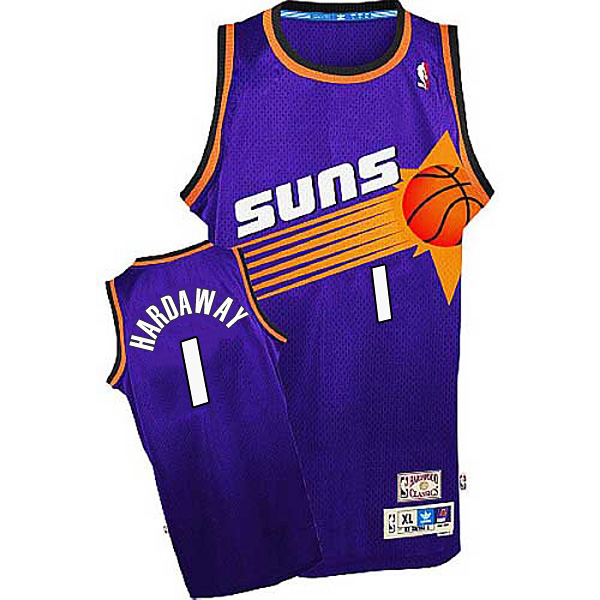 Penny Hardaway Phoenix Suns #1 Hardwood Classics Swingman Road Purple Jersey Penny Hardaway Phoenix Suns #1 Hardwood Classics Swingman Road Purple Jersey