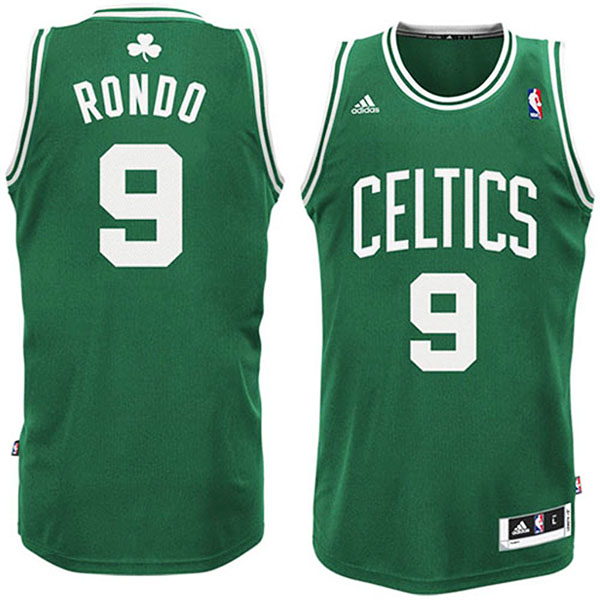 Rajon Rondo Boston Celtics Revolution 30 Swingman Jersey-Kelly Green