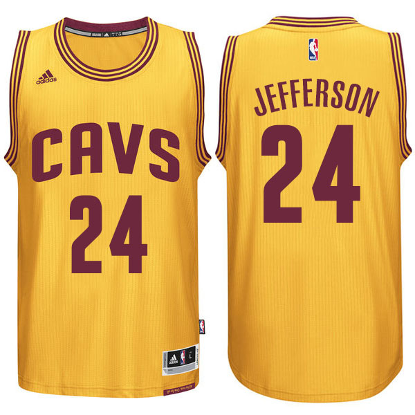 Cleveland Cavaliers #24 Richard Jefferson CAVS New Swingman Gold Jersey Cleveland Cavaliers #24 Richard Jefferson CAVS New Swingman Gold Jersey