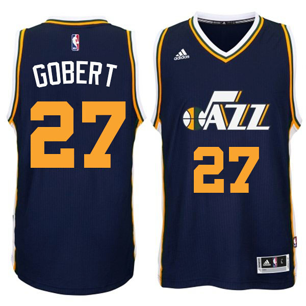 Rudy Gobert Utah Jazz #27 2014-15 New Swingman Road Blue Jersey Rudy Gobert Utah Jazz #27 2014-15 New Swingman Road Blue Jersey
