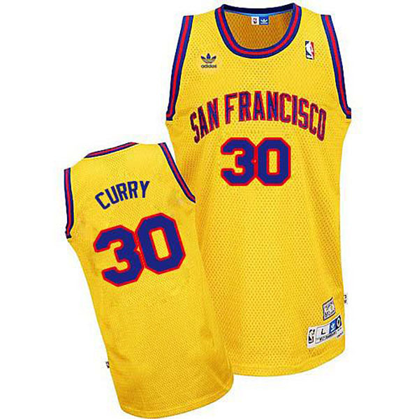 Stephen Curry San Francisco #30 Soul Swingman Hardwood Classics Throwback Gold Jersey Stephen Curry San Francisco #30 Soul Swingman Hardwood Classics Throwback Gold Jersey