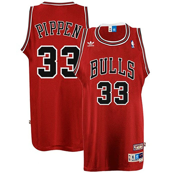 Scottie Pippen Chicago Bulls #33 Red Throwback Swingman Jersey Scottie Pippen Chicago Bulls #33 Red Throwback Swingman Jersey