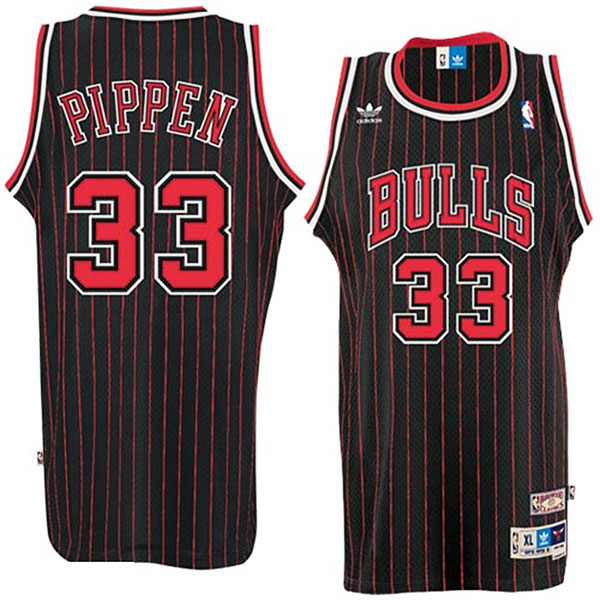 Scottie Pippen Chicago Bulls #33 Throwback Swingman Jersey - Black Scottie Pippen Chicago Bulls #33 Throwback Swingman Jersey - Black