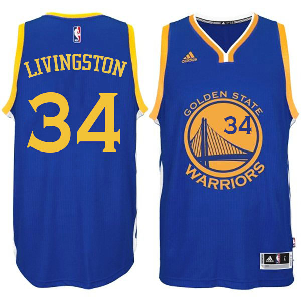 Shaun Livingston Golden State Warriors #34 2014-15 New Swingman Road Blue Jersey