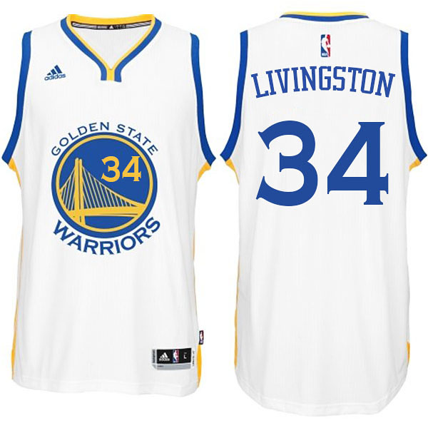 Shaun Livingston Golden State Warriors #34 2014-15 New Swingman Home White Jersey