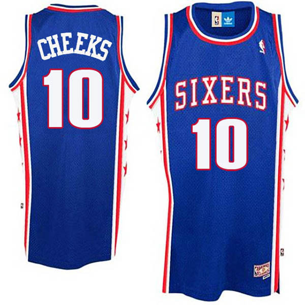 Maurice Cheeks Philadelphia 76ers #10 Swingman Throwback Royal Blue Jersey