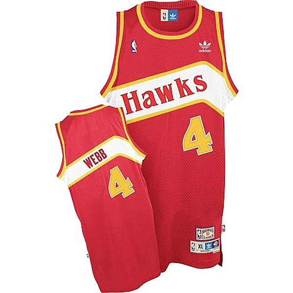 Spud Webb Atlanta Hawks Soul Swingman Road Jersey