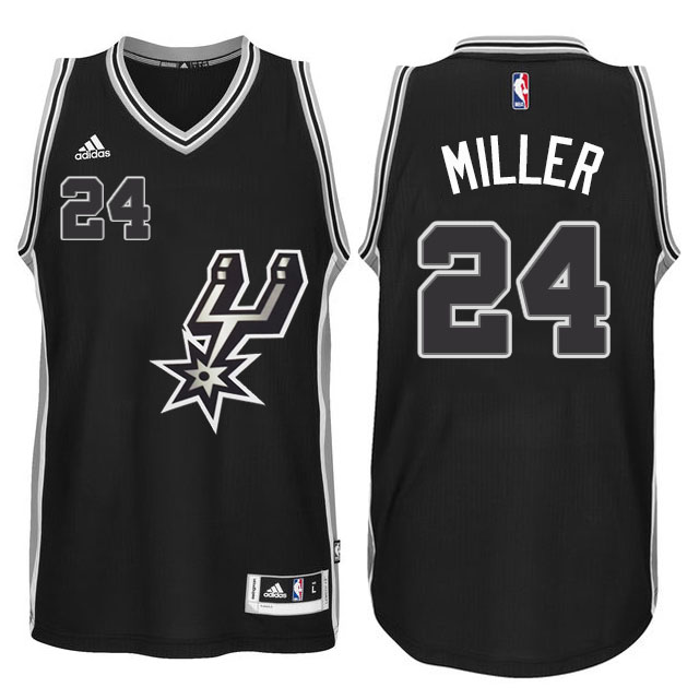 Andre Miller San Antonio Spurs #24 2015-16 New Swingman Signature Spur Black Jersey Andre Miller San Antonio Spurs #24 2015-16 New Swingman Signature Spur Black Jersey