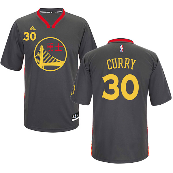 Stephen Curry Golden State Warriors #30 Chinese New Year Grey Jersey Stephen Curry Golden State Warriors #30 Chinese New Year Grey Jersey