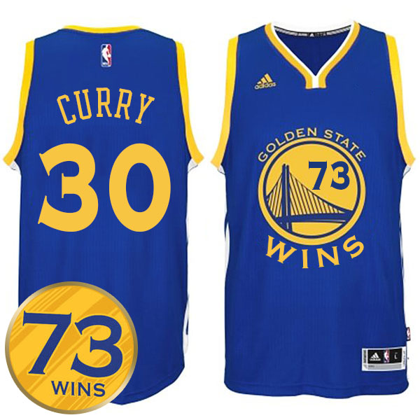 Stephen Curry Golden State Warriors #30 Record Breaking Season Exclusive 73 Wins Royal Swingman Jersey Stephen Curry Golden State Warriors #30 Record Breaking Season Exclusive 73 Wins Royal Swingman Jersey
