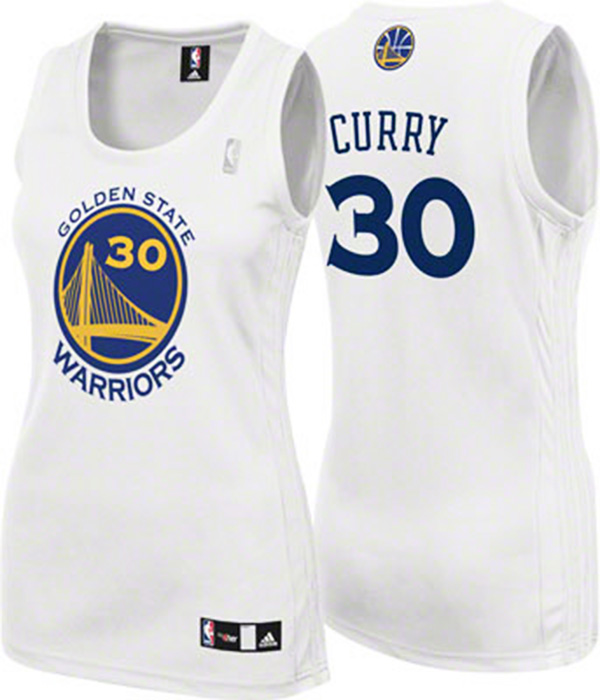 Women's Stephen Curry Golden State Warriors #30 Swingman Home White Jersey Women's Stephen Curry Golden State Warriors #30 Swingman Home White Jersey