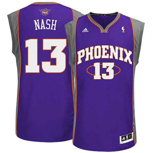 Steve Nash Phoenix Suns #13 Revolution 30 Swingman Purple Jersey Steve Nash Phoenix Suns #13 Revolution 30 Swingman Purple Jersey