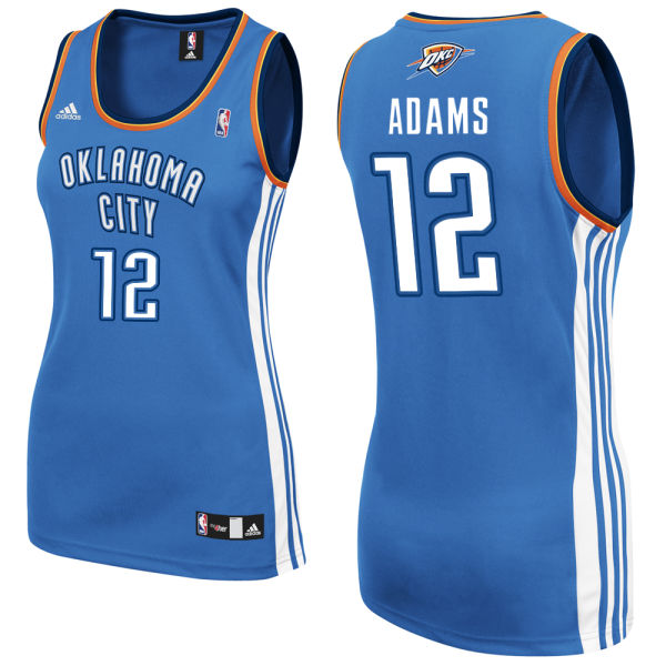 Women's Steven Adams Oklahoma City Thunder #12 Blue Jersey Women's Steven Adams Oklahoma City Thunder #12 Blue Jersey